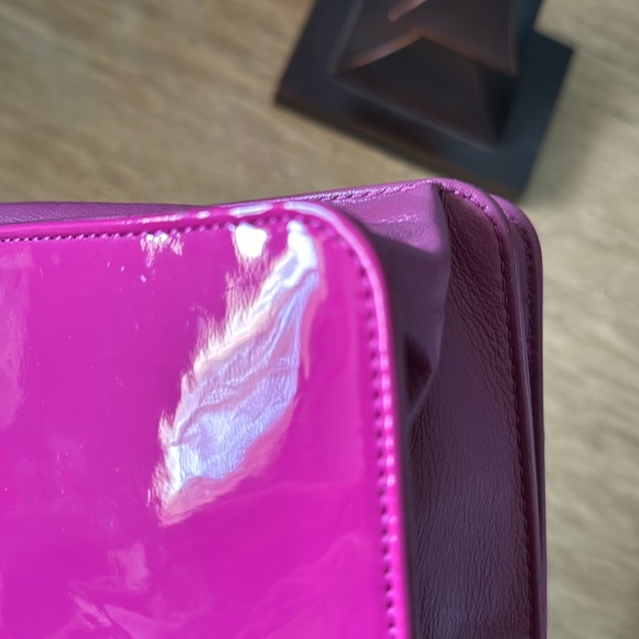 🔥 price drop! Chanel pink Patent Leather Multicolor CC Flap Chain Bag - Picture 6 of 17